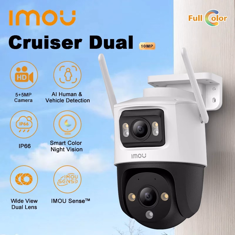 IMOU Cruiser Dual 5+5MP Outdoor Wi-Fi 6 Dual-Lens Camera Bangladesh
