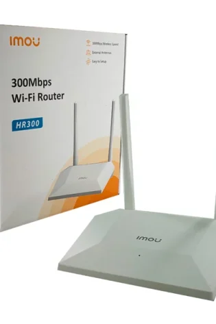 IMOU HR300 Single-Band Wireless Router – 2.4GHz 300Mbps Wi-Fi Router with 2 Antennas