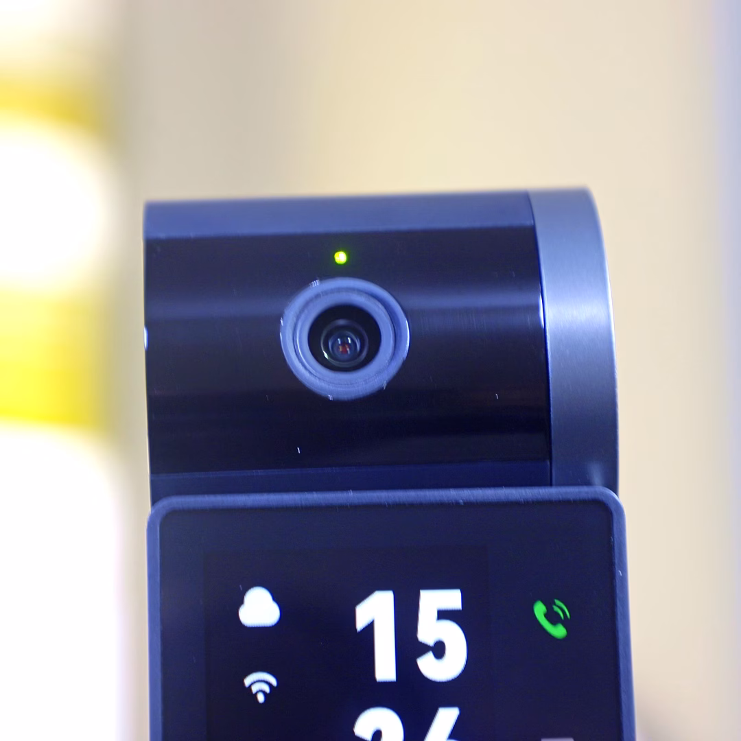 IMOU Rex VT monitoring a living room with video intercom enabled