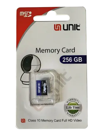 Micro SD Card 256GB – High-Speed Class 10 Memory Card for CC Camera