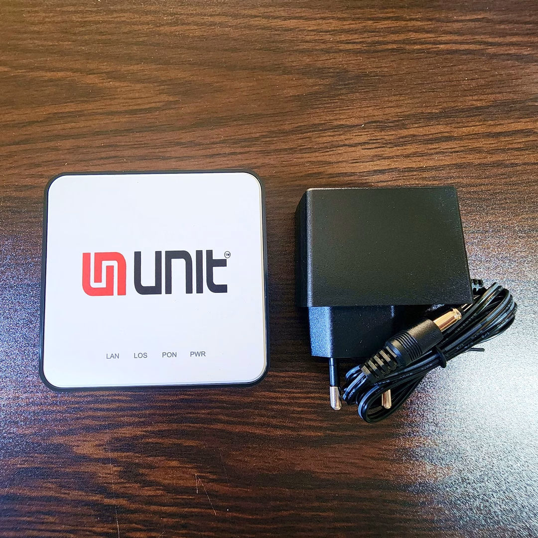 Unit XPON UNO 1G ONU Installed with Fiber Connection in Bangladesh