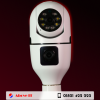 Buy Champion Dual Lens Bulb Camera E27A in Bangladesh. Fits standard E27 bulb socket, features dual-lens 360° view, HD video, night vision, motion detection & mobile app control. Perfect for indoor home security.
