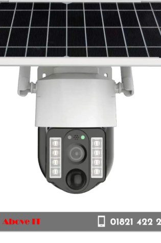 Buy VC3 Solar 4G/WiFi Outdoor Single Lens V380 Camera in Bangladesh. This waterproof CC camera features HD video, solar charging, night vision, motion detection, and support for both 4G SIM and WiFi connectivity. Ideal for outdoor security in remote areas with no electricity or internet.
