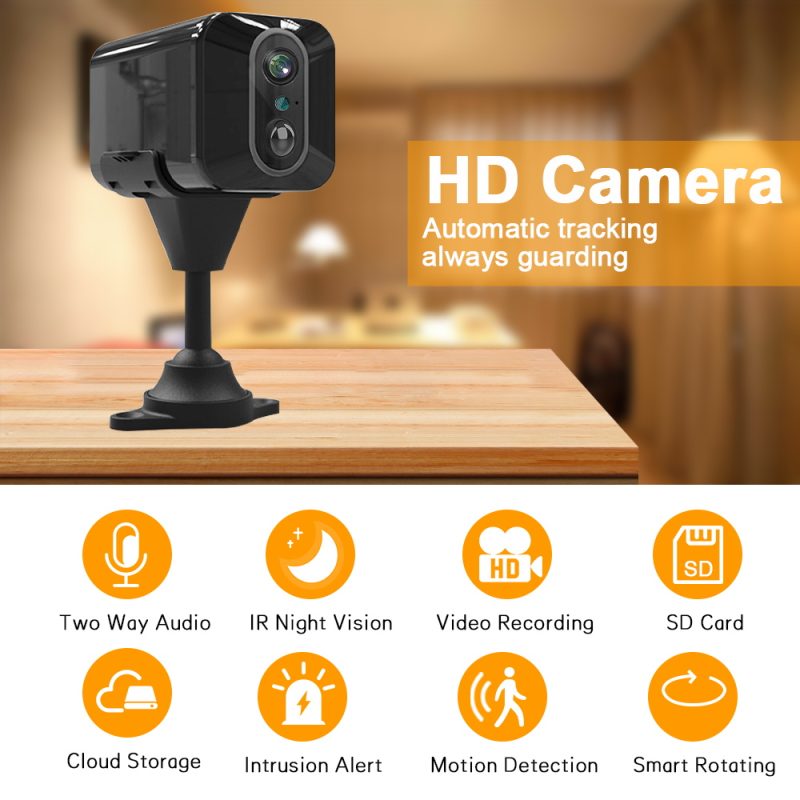 P2 4G SIM Mini Spy Camera | Portable Battery Backup Security Camera - Image 3