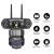 V380 SC28 Outdoor Waterproof CCTV Camera – 4G/WiFi Triple Lens 2+2+2MP
